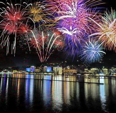 ferragosto in romagna, fuochi d'artificio