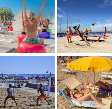 Eventi, divertimento nella spiaggia romagnola