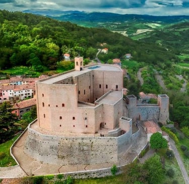 castello Montefiore Conca, entroterra romagnolo