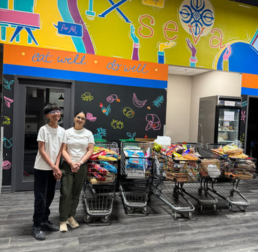 Food delivery at local food bank