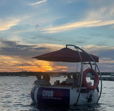 grub tub at sunset