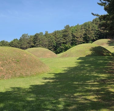 Royal Tombs Park, tombs 1, 2, 5 and 6.