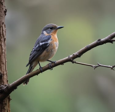 A leopard with distinctive spots is walking through an enclosure, visible through the fencing. The surroundings include wooden logs, dirt, and green foliage, providing a naturalistic setting for the animal.