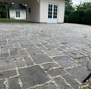 des pavées traitée