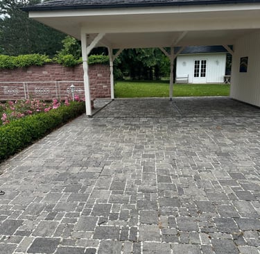 des pavées traitée