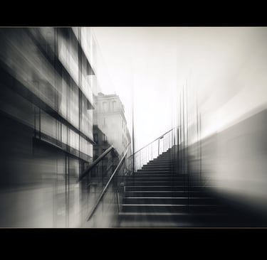a person walking up stairs with a skateboard