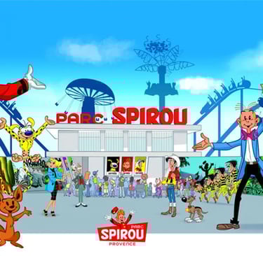 Le parc Spirou à Monteux (84), à 30 minutes de la maison