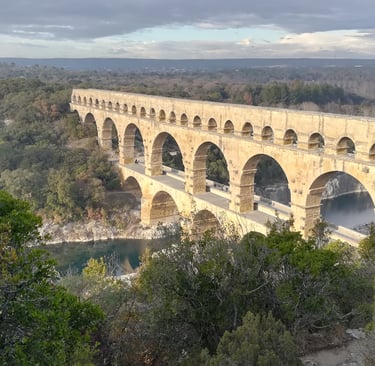 Le pont du Gard, à 30 minutes de la maison