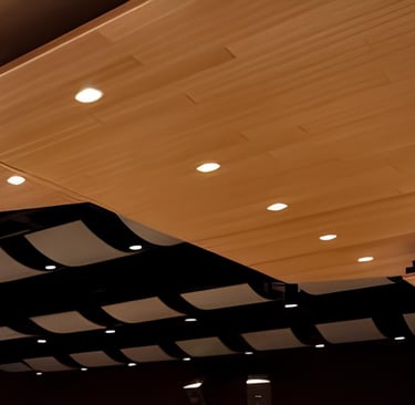 Nuvens acusticas defletoras