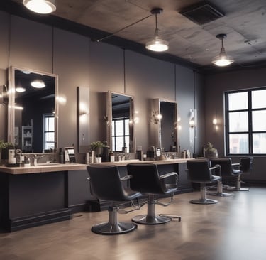 A contractor and customer discussing project plans at a construction site.