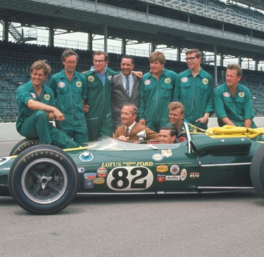 Jim Clark's legendary Ford powered Lotus 38