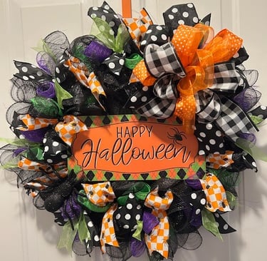 Halloween wreath
