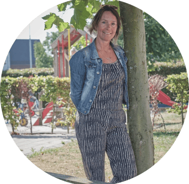 Foto van Mirelle Vermeulen, referent voor Antoinette Smit, eigenaar van Praktisch Met Lef