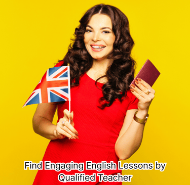 A student who Find Engaging English Lessons by Qualified Teacher