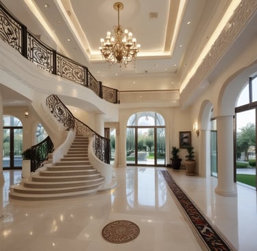 A spacious family home with a pool.