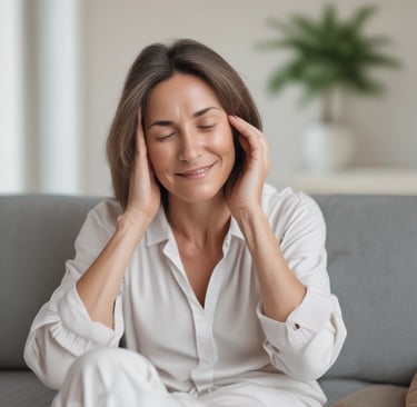 Close-up of fresh green leaves with dewdrops in natural light