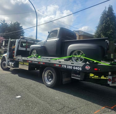 Flatbed towing service in Langley BC