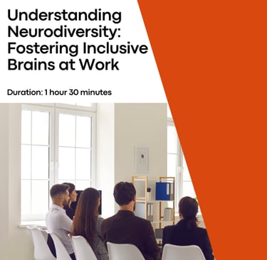 Understanding Neurodiversity: Fostering Inclusive Practices at Work– Briefing Document artwork
