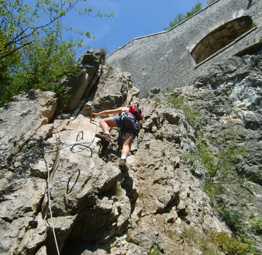 via ferrata bastille grenoble