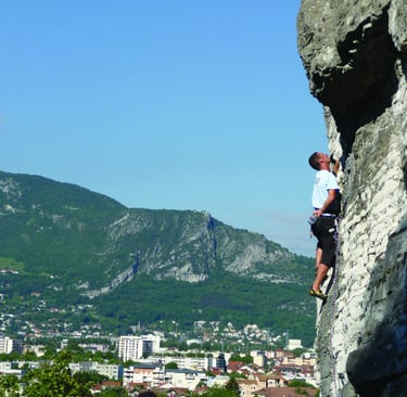 escalade Grenoble falaise Isère Skitruck