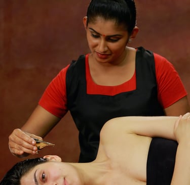 Karnapoorana is an Ayurvedic treatment suggested for a wide range of ear-related and cranial issues.