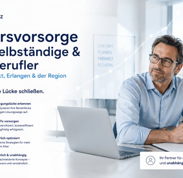 Altersvorsorge Selbständige Neumarkt & Erlangen | May-Finanz