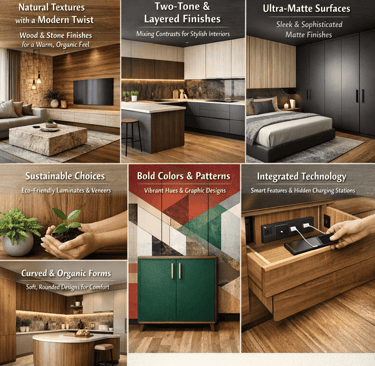 Top Interior Design Trends Using Laminates and Veneers in 2026