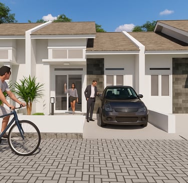 Tipe 36/84 bisa request denah rumah anda sesuai keutuhan, dan lahan lebih luas untuk tumbuh.