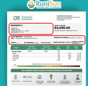 Ahorra en recibo CFE