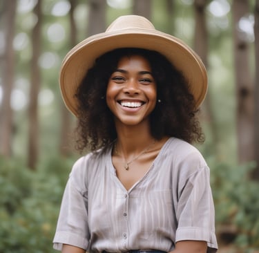 A person is holding a bottle of supplements labeled 'After C Care' with a green and white label. The person is standing on a stone path surrounded by grass, wearing black and green sneakers with black pants and a green top.