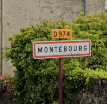 a street sign that says montelbour