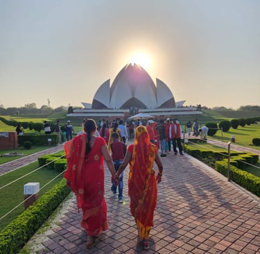 Lotus Temple Delhi Baháʼí House of Worship famous tourist attractions in Delhiplaces to visit in
