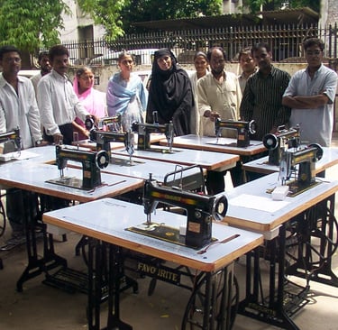 Sewing Machine Donations at Ahmedabad