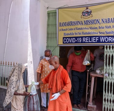 Ramakrishan Mission for Covid-19 relieft work