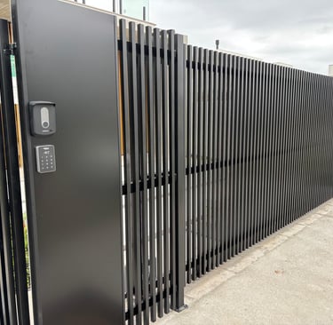 Portões de alumínio 