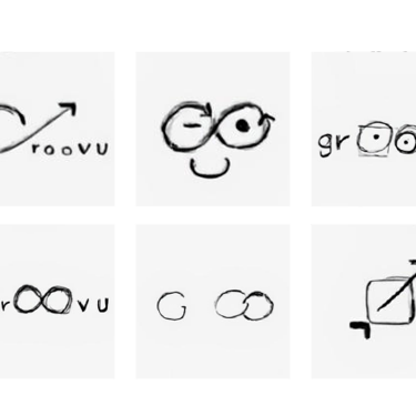 Ideenskizzen für Groovu Branding