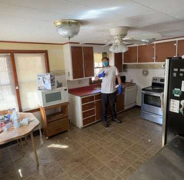 Garage cleanout in Turners Falls MA removing clutter and storage items