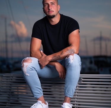 Modèle masculin portrait