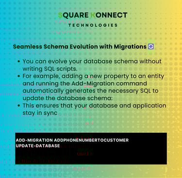 .Net Entity Framework - Seamless Schema Evolution with Migrations