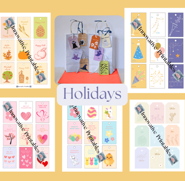printable gift tags for holidays