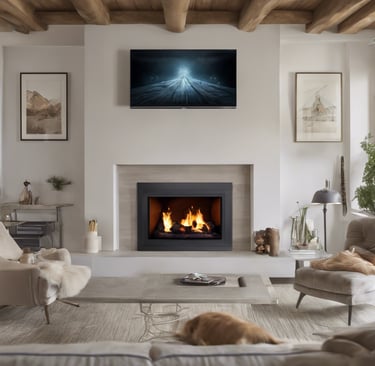 Bright living room with modern inventory
