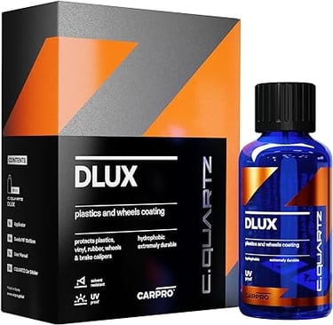 CarPro DLUX plastic and wheel coating - Rosie Dazzlers Mobile Auto Detailing