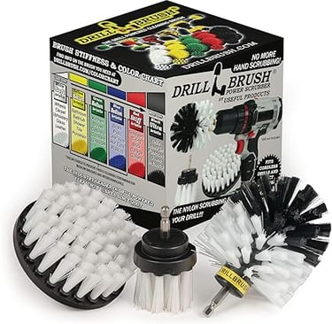 Drill Brush set - Rosie Dazzlers Mobile Auto Detailing