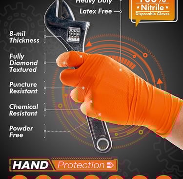 LANON heavy duty gloves - Rosie Dazzlers Mobile Auto Detailing