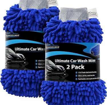 Relentless Car Wash Mitts - Rosie Dazzlers Mobile Auto Detailing