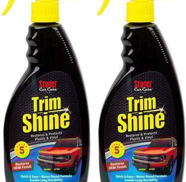 Stoner Car Care 92034-2PK 22-Ounce Trim Shine Protectant for Interior and Exterior Restores, Moistur