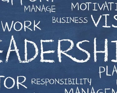 a chalkboard board with a chalkboard saying leadership