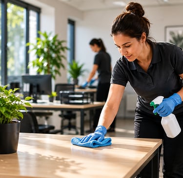 Office cleaning for small businesses in Northampton
