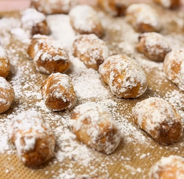 Ką tik iškepti citriniai sausainiai