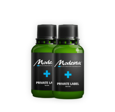 a bottle of private label